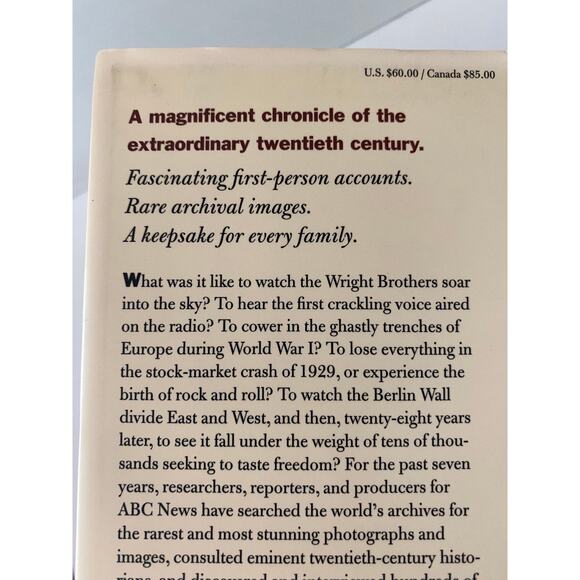 Vintage First Edition coffee table book, "Century" Peter Jennings Todd Brewster - Picture 2 of 9